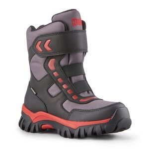 Size 2 Youth Cougar Kids Black and Gray Snow Boots